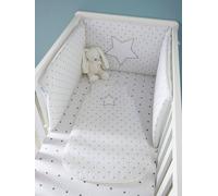 Tour de lit PLUIE D'ETOILES blanc 180X40