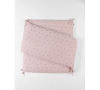 Tour de lit respirant imprimé libellules, mousseline