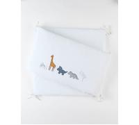 Tour de lit Tiga, Stegi & Ops en Veloudoux, écru