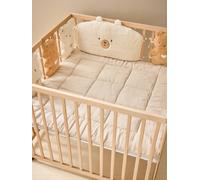 Tour de lit / Tour de parc coussins PETIT OURS vanille 180X30