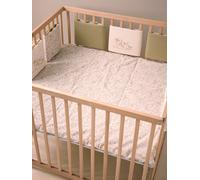 Tour de lit / tour de parc pare-chocs réversibles BABYLON beige imprimé TU