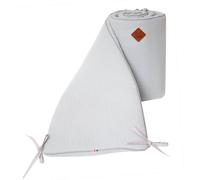 Tour De Lit Universel En Gaze De Coton Jeanne Gris Clair TU