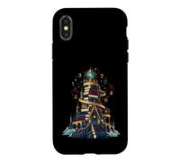 Tour De Livres Maths Magicien Géométrie Coque pour iPhone X/XS
