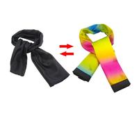 Tour De Magie En Coton, Écharpe De Couleur Changeante, Noir À Arc-En-Ciel, Accessoires De Magie, Scène Amusante, Jouets De Magie