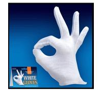 Tour de magie - Paire de gants blancs de magicien