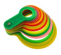 Tour de Mesure des Fruits en Plastique, 30 à 110mm, 1 Set | Anneaux Numérotés, Gradation Précise, Agrumes et Nectarines, Tri Rapide, Marchés et Boutiques Couleur Aléatoire