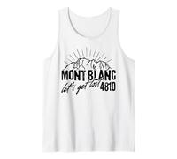 Tour de Mont Blanc TMB Europe France Italie Cadeaux de randonnée Cool Débardeur