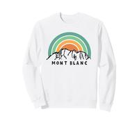 Tour de Mont Blanc TMB Europe France Italie Cadeaux de randonnée Cool Sweatshirt