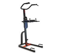 Tour de musculation BH Fitness G340 Power Tower avec Manchons antidérapants, Supports, Dossier, Repose-bras