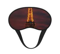 Tour de Paris - Masque pour les yeux lavable - Pour adultes - Bloque la lumière du sommeil - Couverture de repos nocturne