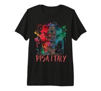Tour de Pise en Toscane T-Shirt Haut de Gamme