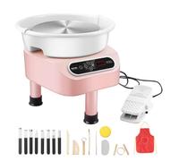 Tour de Poterie-VEVOR-28 cm-Tour de Potier Électrique 450 W-Pédale Écran Tactile- LCDCéramique Fabrication Bricolage Artisanat d'Art