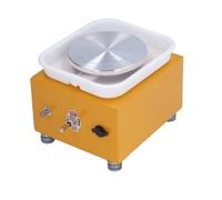 Tour de potier à vitesse stable, machine poterie miniature for enfants, mini tour for la maison pour le bricolage(Green)