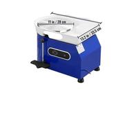 Tour de potier, contrôle de la vitesse réglable, bol amovible, 450W 8kg bleu