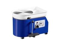 Tour de potier, machine formage roue en céramique 11 pouces, vitesse réglable 60 à 300 tr/min, poignée et pédale commande pour le bricolage