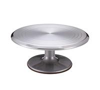 Tour de potier,Tournette de potier Alliage d'aluminium de 12 pouces roue de roue de roue de roue de roue de roue de gâteau décorateur de roue de sculpture de roue de roue avec un tampon antidérapant R