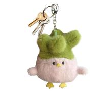 Tour de poupée en peluche, porte-clés de poupée doux,Pendentif porte-clés de 15 cm/5,91 pouces | Ornement suspendu créatif, bandes dessinées pour animaux pour garçons adultes, rose, Fare riferimento