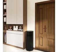 Tour de rangement à chaussures rotative à 360 °, armoire verticale en métal pour un rangement peu encombrant, design moderne