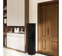 Tour de rangement à chaussures rotative à 360 °, armoire verticale en métal pour un rangement peu encombrant, design moderne