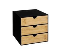 Tour de rangement à 3 tiroirs pour bureau en bambou - Noir/Beige - 25 x 25 cm Noir https://www.fnac.com/mp47498131/FIVE-Simply-Smart-Tour-de-Rangement-Bureau-Carree-Bava-31cm-Noir/w-4?oref=6ce5e75b-41a8-c03f-929d-e9191cbb91e1