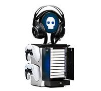 Tour de rangement de jeux - NUMSKULL - Support manette - Support casque - 10 jeux - Multicolore