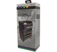 Tour de rangement de jeux - VENOM - PS4/PS3/XOne - Noir - Facilité de montage - 12 jeux ou Blu-Ray