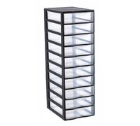 Tour de rangement - Sundis - 4532001 - 10 tiroirs - Noir - Système anti-chute