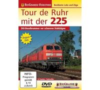 Tour de Ruhr mit der 225-DB-Dieselbrummer vor schweren Stahlzügen [Import]