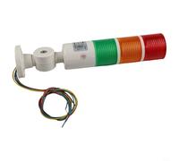 Tour de signal d'alarme LED multicouche pliable avec abat-jour résistant à la chaleur et aux chocs pour inspection de sécurité et machines textiles (BEM-X-50-3T-D)