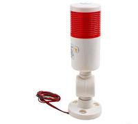 Tour de signal d'alarme LED pliable de qualité industrielle pour équipement électronique, 12 24 V avec abat-jour épais (BEM-X-50-1U-D)