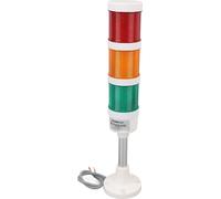 Tour de signalisation à LED 220V Avertissement industriel Lampe d'indication de colonne Andon 3 couches pour machine CNC avec Buzzer