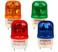 Tour de signalisation industrielle LTE-1101, balise lumineuse rotative, avertissement sans son, stroboscope, 12 V, 24, 110, 220, 380, jaune, bleu, rouge, vert(Green,110V)