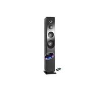 Tour de son Blacktower, avec lecteur CD, Bluetooth, FM et USB, 100W , télécommande, Jeu de lumière OVNI LED