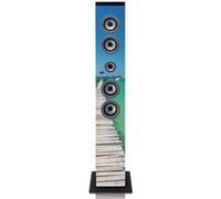 Tour de son Bluetooth® avec radio FM, lecteur USB et SD Ices IBT-6 Sea Blue-Verde Bleu-Vert G