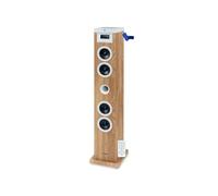 Tour de son DS121CD - 60W - Multimedia Bluetooth, Lecteur CD, télécommande, AUX IN, RADIO FM - Bois/blanc+Clé USB 32G