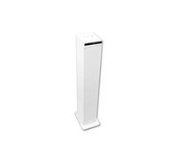 Tour de son HIFI Blanche avec lecteur CD, Bluetooth, RADIO FM USB, 60W, Téléco, Jeu de lumière Boule LED, Colonne Chambre Salon