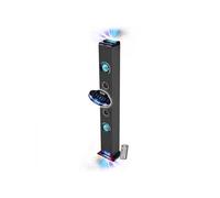 INOVALLEY Tour de Son HP58BTH - Lumière LED Multi-Rayons, Bluetooth, Radio FM, AUX - 4X 15W, Télécommande, LED OVNI