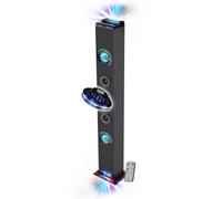 Tour de son INOVALLEY HP58BTH - Lumière LED Multi-rayons, Bluetooth, Radio FM, AUX - 4x 15W, Télécommande, LED OVNI