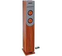 INOVALLEY HP34-CD-WOOD Tour de son Lecteur CD - Bluetooth - 100 W - USB - Bois et gris