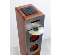 Tour de son Lecteur CD Bluetooth INOVALLEY HP34-CD-WOOD - 100W - USB - Bois et gris