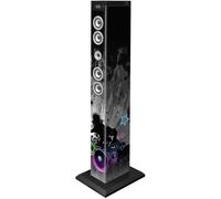 Tour de son multimédia Bluetooth BIGBEN TW9DJLIGHT3 - LED bleues, roses et blanches - 60W - Motif DJ