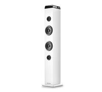 Tour de Son Ngs SKYCHARMPROWHITE Puissance 50W, Fonction d'appairage Multiple, Bluetooth, USB, Entrée Optique, Entrée Microphone