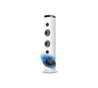 Tour de son Ngs SKYCHARMPROWHITE Puissance 50W, Appairage multiple, Bluetooth, USB, Entrée Optique, Entrée Micro, LIGHT OVNI LED