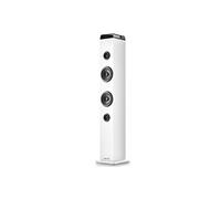 Tour de son Ngs SKYCHARMPROWHITE Puissance 50W, Fonction d'appairage multiple, Bluetooth, USB, Entrée Optique, Entrée Microphone