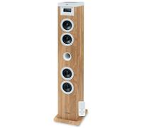 Tour de son Thomson DS121CD - 60W - Multimedia Bluetooth, Lecteur CD, télécommande, AUX IN, RADIO FM - Bois/Blanc
