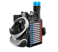 Tour De Stockage Multifonctionnelle Pour Console Ps4 Slim Pro, Support De Disque De Jeu Avec Station De Charge Pour Contrôleur, Pour Xbox One Slim