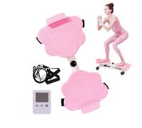 Tour de taille pour femme Belly Fat, Twist Board pour l'exercice - Planche à torsader silencieuse intelligente réglable - Équipement d'entraînement central portable pour la maison Gym Core Training