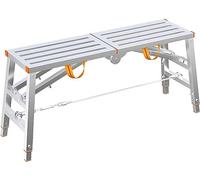 Tour d'échafaudage pliable portable, hauteur réglable, plate-forme de travail multifonction pour la construction et l'utilisation domestique