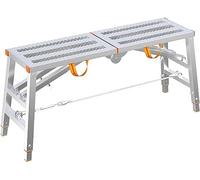 Tour d'échafaudage pliable portable, hauteur réglable, plate-forme de travail multifonction pour la construction et l'utilisation domestique