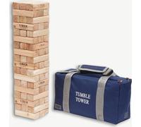 Tour d'empilage en bois dur - Midi - 5 KG - jusqu'à 90+ cm de haut - ECO Made in India - Dans un sac de transport de luxe